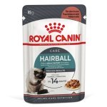 Royal Canin Hairball Care Gravi Вологий корм для виведення шерсті із шлунку дорослих котів (шматочки у соусі) 85г 12шт