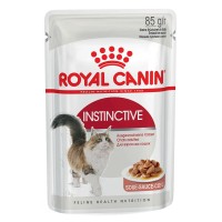 Royal Canin Instinctive Gravi Вологий корм для дорослих котів (шматочки у соусі) 85г 12шт