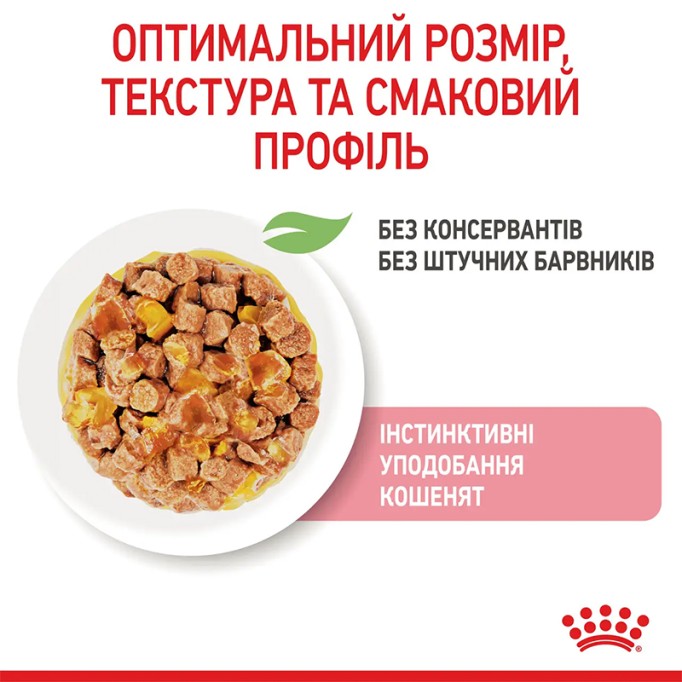 Royal Canin Kitten Jelly Вологий корм для кошенят (шматочки в желе) 85 г 12 шт