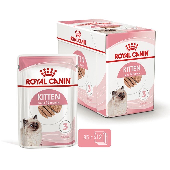 Royal Canin Kitten Loaf Вологий корм для кошенят (паштет) 85г 12шт