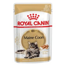 Royal Canin Maine Coon Adult Вологий корм для дорослих котів породи Мейн-Кун (шматочки у соусі) 85 г 12 шт