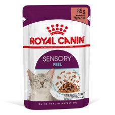 Royal Canin Sensory Feel Gravy Вологий корм для дорослих котів, який стимулює тактильні рецептори (шматочки у соусі) 85 г 12 шт