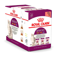 Royal Canin Sensory MultiPac Набір вологого корму для дорослих котів (шматочки у соусі) 85г 12шт