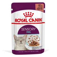 Royal Canin Sensory Feel Gravy Вологий корм для дорослих котів, який стимулює тактильні рецептори (шматочки у соусі) 85 г 12 шт
