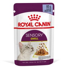 Royal Canin Sensory Smell Jelly Вологий корм для дорослих котів, який стимулює нюхові рецептори (шматочки в желе) 85 г 12 шт