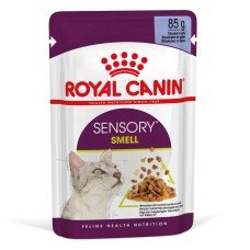 Royal Canin Sensory Smell Jelly Вологий корм для дорослих котів, який стимулює нюхові рецептори (шматочки в желе) 85 г 12 шт