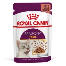 Royal Canin Sensory Taste Gravy Вологий корм для дорослих котів, який стимулює смакові рецептори (шматочки у соусі) 85 г 12 шт