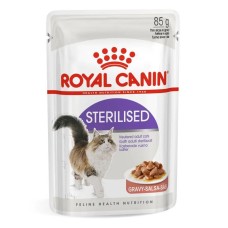 Royal Canin Sterilised Gravi Вологий корм для дорослих стерилізованих котів (шматочки у соусі) 85 г 12 шт