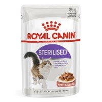 Royal Canin Sterilised Gravi Вологий корм для дорослих стерилізованих котів (шматочки у соусі) 85 г 12 шт