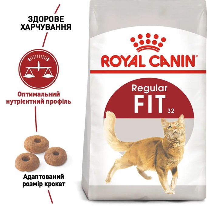 Royal Canin Fit 32 Сухий корм для дорослих котів, що бувають на вулиці 4 кг