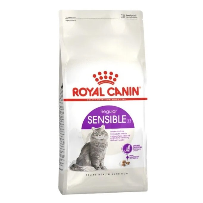 Royal Canin Sensible 33 Сухий корм для дорослих котів з чутливою травною системою 400 г
