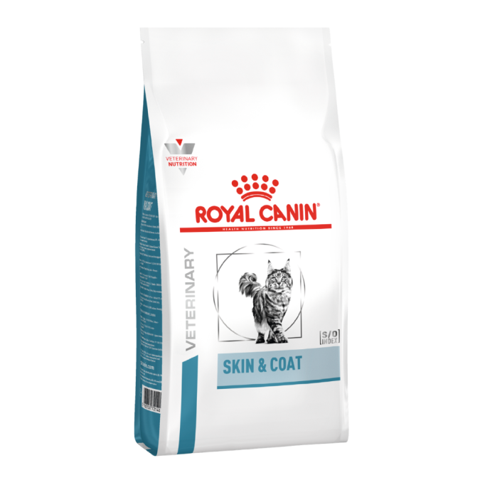 Royal Canin Skin & Coat Feline Дієтичний сухий корм для дорослих котів при дерматозі та випадінні шерсті 1,5кг