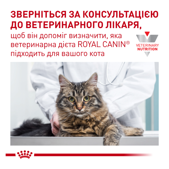 Royal Canin Urinary S/O Feline Moderate Calorie Дієтичний сухий корм для дорослих котів із хронічною нирковою недостатністю 400г