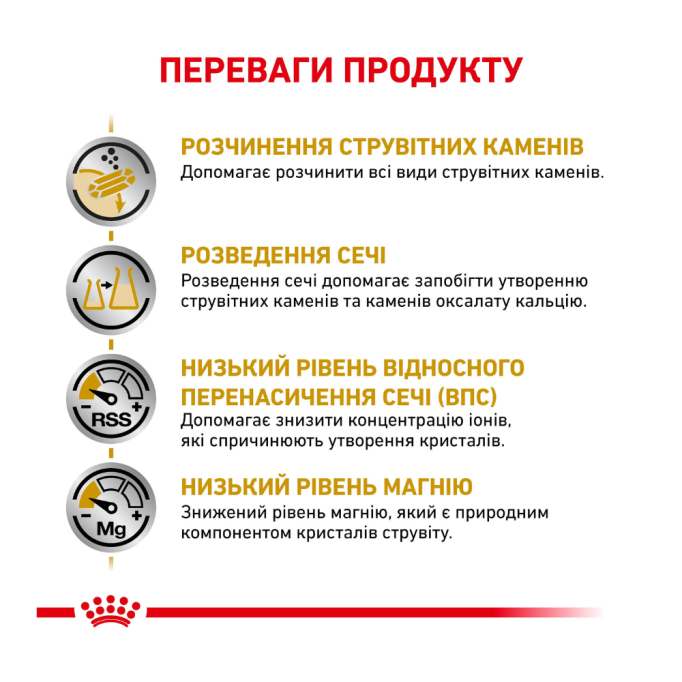 Royal Canin Urinary S/O Дієтичний сухий корм для дорослих котів при захворюваннях сечовивідних шляхів 3,5кг
