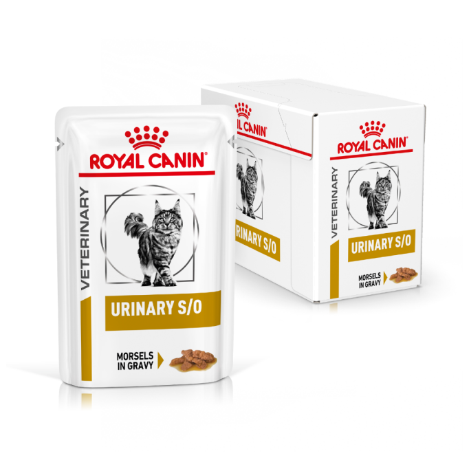 Royal Canin Urinary Feline S/O Дієтичний вологий корм для дорослих котів при захворюваннях сечовивідних шляхів (в соусі) 85г 12шт
