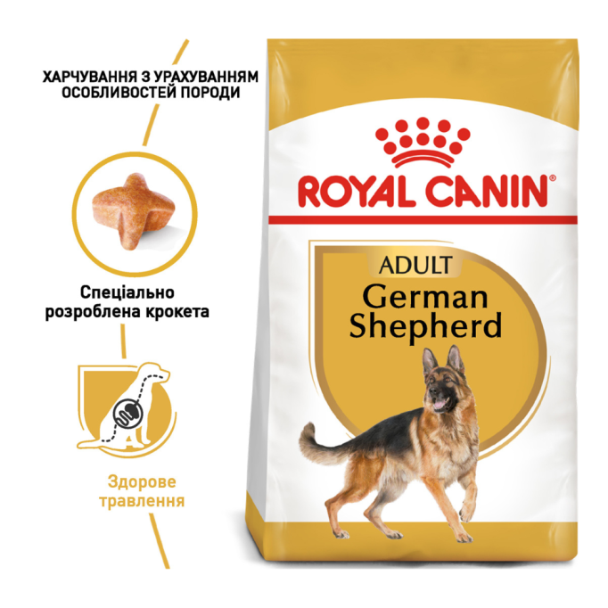 Royal Canin German Shepherd Adult Сухий корм для дорослих собак породи Німецька вівчарка 11кг