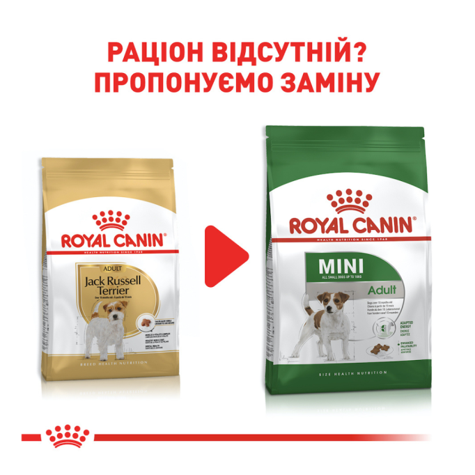 Royal Canin Jack Russell Terrier Adult Сухий корм для дорослих собак породи Джек-рассел-тер'єр 1,5кг