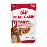 Royal Canin Medium Adult Вологий корм для дорослих собак середніх порід (в соусі) 140г 10шт