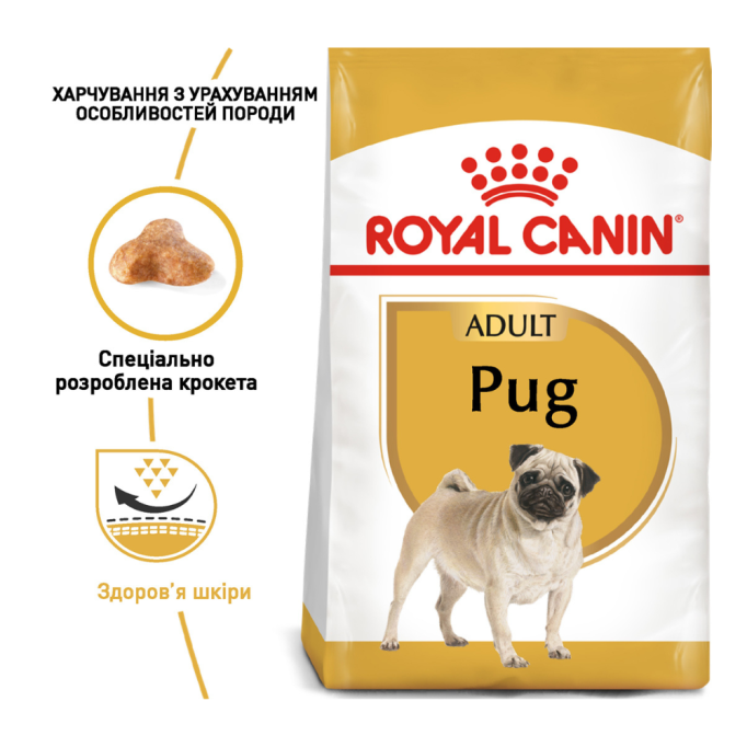 Royal Canin Pug Adult Сухий корм для дорослих собак породи Мопс 3кг