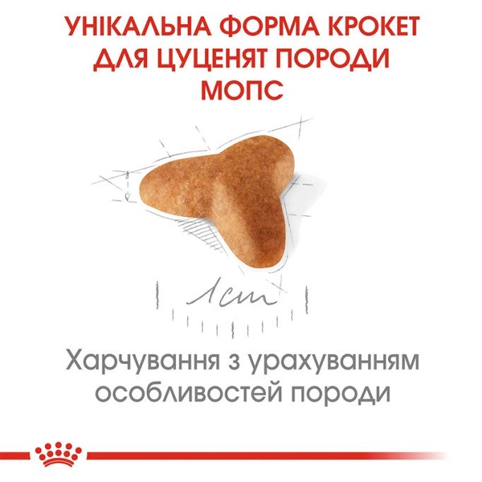 Royal Canin Pug Puppy Сухий корм для цуценят породи Мопс 1,5кг