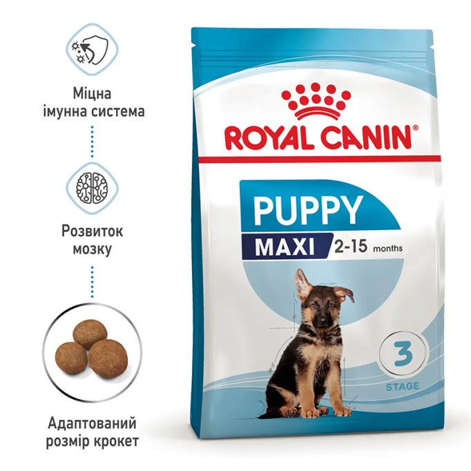 Royal Canin Maxi Puppy Сухий корм для цуценят великих порід 15кг