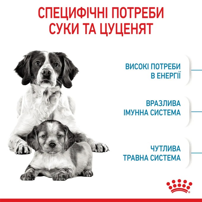Royal Canin Medium Starter Сухий корм для цуценят середніх порід до 2-х місяців 1кг