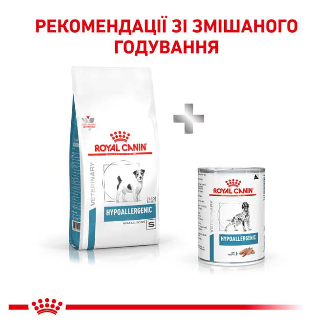 Royal Canin Hypoallergenic Small Dog Дієтичний сухий корм для дорослих собак дрібних порід з харчовою непереносимістю (алергією) 1кг