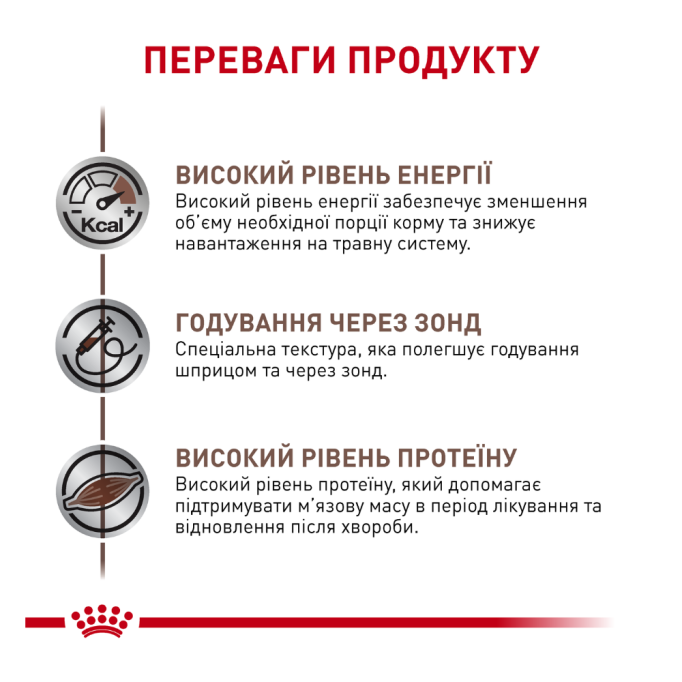 Royal Canin Recovery Дієтичний вологий корм для дорослих котів і собак у період відновлення після хвороби (паштет) 195г