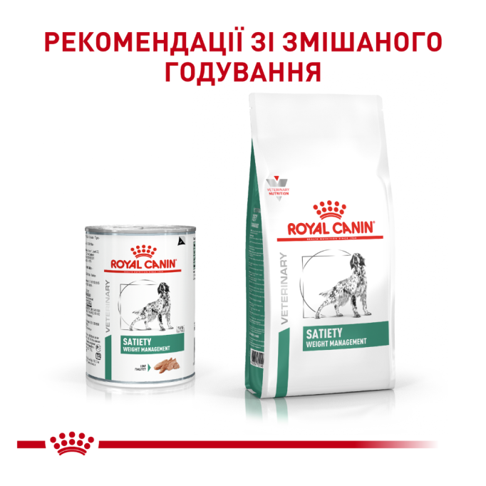 Royal Canin Satiety Weight Management Дієтичний вологий корм для дорослих собак, які страждають від зайвої ваги (паштет) 410г