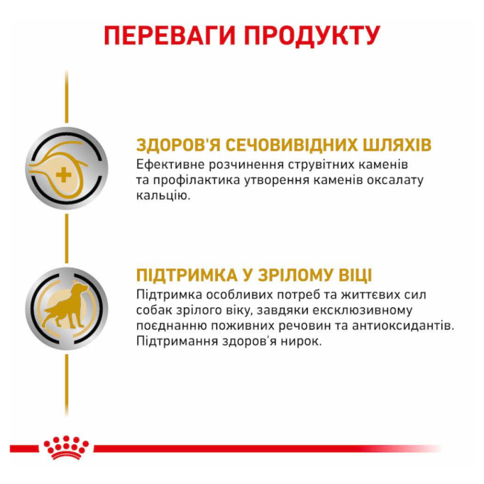 Royal Canin Urinary S/O Ageing 7+ Pouches Вологий корм для дорослих собак віком старше 7 років при захворюваннях сечовивідних шляхів (паштет) 85г 12шт