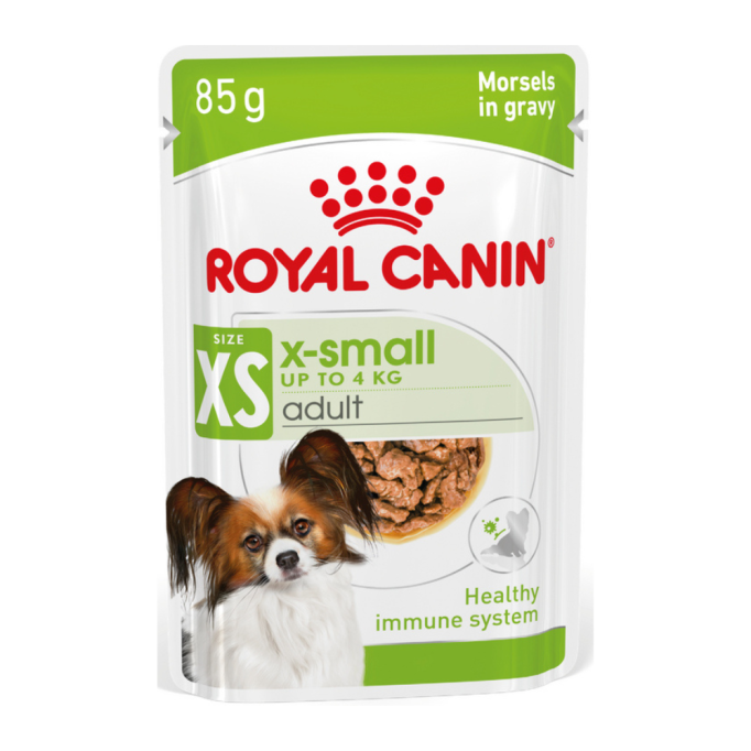 Royal Canin X-small Adult in gravy Вологий корм для дорослих собак мініатюрних порід (в соусі) 85г 12шт