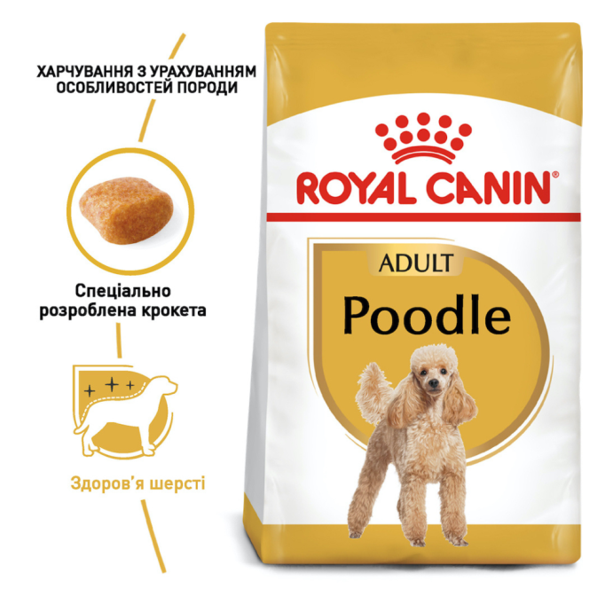 Royal Canin Poodle Adult Сухий корм для дорослих собак породи Пудель 1,5кг