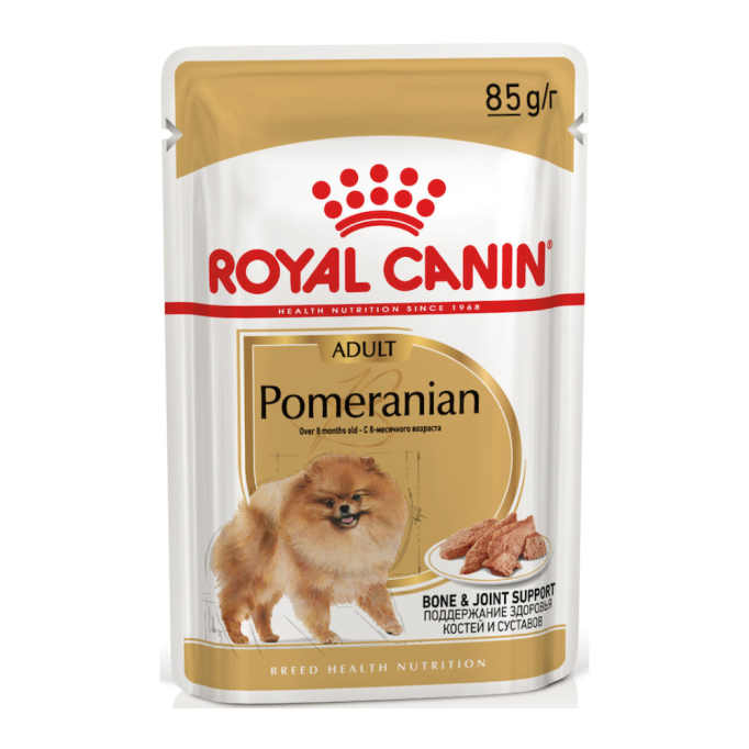 Royal Canin Pomeranian Adult Вологий корм для дорослих собак породи шпіц (паштет) 85г 12шт
