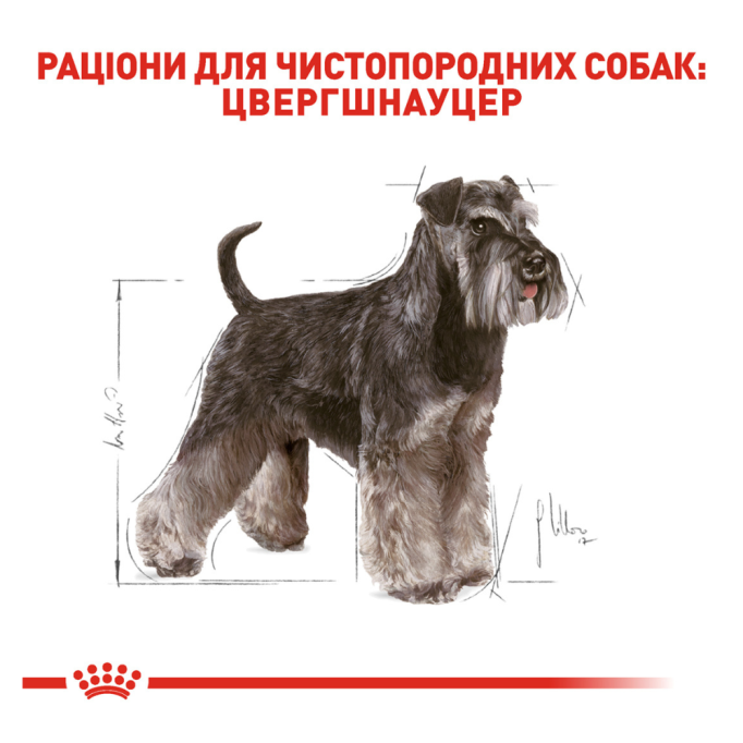 Royal Canin Miniature Schnauzer Adult Сухий корм для дорослих собак породи Шнауцер 7,5кг
