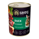 Savory Cat Can Adult Duck Вологий корм з качкою для дорослих вибагливих котів (паштет) 400г