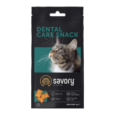 Savory Snack Dental Care Хрумкі подушечки для здоров'я зубів у дорослих котів 60г