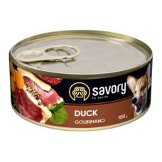 Savory Dog Gourmand Duck Вологий корм з качкою для дорослих собак усіх порід (паштет) 100г