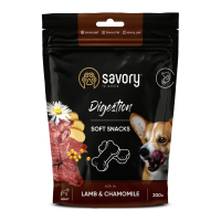 Savory Digestion Lamb and Chamomile М’які ласощі для дорослих собак з ягням та ромашкою для покращення травлення 200г