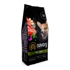Savory All Breed Sterilised rich in Fresh Turkey Сухий корм зі свіжого м'яса індички для стерилізованих собак усіх порід 1кг