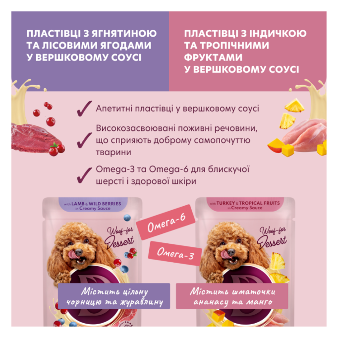 Delickcious Набір №1 Вологий корм для дорослих собак 330 г (85г 2шт + 80г 2шт)