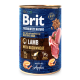 Brit Premium by Nature Lamb & Buckwheat Sensitive Вологий корм для дорослих собак з ягням та гречкою (паштет) 400г