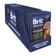 Brit Premium Fillets in Gravy Lamb & Green Peas Вологий корм з філе ягня і зеленим горошком для дорослих собак малих порід (в соусі) 85г 24шт