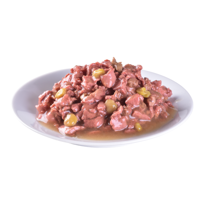Brit Premium Fillets in Gravy Lamb & Green Peas Вологий корм з філе ягня і зеленим горошком для дорослих собак малих порід (в соусі) 85г 24шт