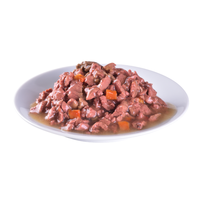 Brit Premium Fillets in Gravy Beef & Carrot Вологий корм з філе яловичини і морквою для дорослих собак малих порід (в соусі) 85г 24шт