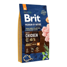 Brit Premium Dog Adult M Сухий корм з куркою для дорослих собак середніх порід 8кг
