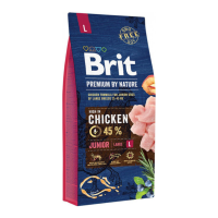 Brit Premium Junior L Сухий корм для цуценят і молодих собак великих порід 15кг