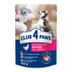 Club 4 Paws Puppies All Breeds with Chicken in jelly Вологий корм з куркою для цуценят (в желе) 100г 24шт
