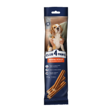 Club 4 Paws Dental Sticks Жувальні палички для дорослих собак середніх порід (чистка зубів) 77г