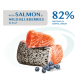 Optimeal Adult Cats Sterilised Salmon & Blueberries in jelly Вологий корм з лососем та чорницею для стерилізованих та кастрованих котів (в желе) 85г 12шт
