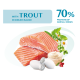 Optimeal Adult Cats Trout cream sause Вологий корм з фореллю в кремовому соусі для дорослих котів 85г 12шт